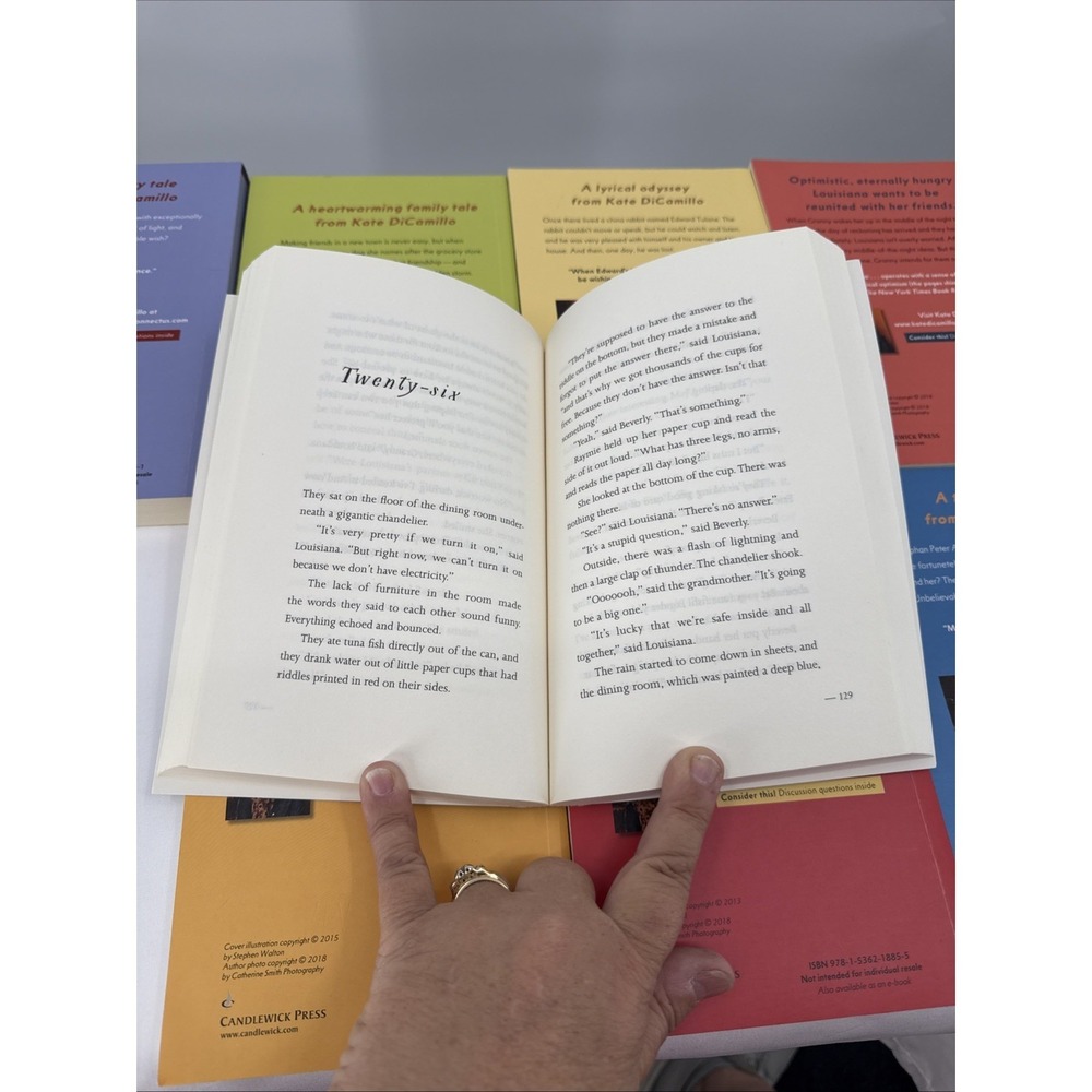 The Kate DiCamillo Classic Collection 8 Books Because Of Winn Dixie Gently Used - Picture 8 of 9